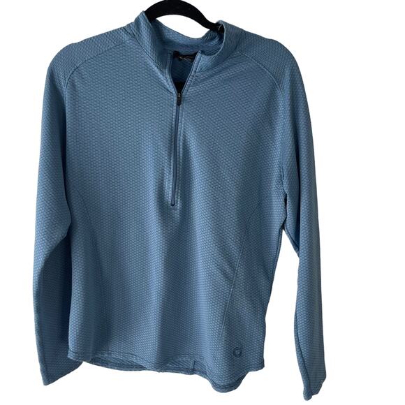 Nike Sphere ACG Size‎ M Running Blue Half Zip Pull Over Lightwear Sweater - Picture 1 of 8